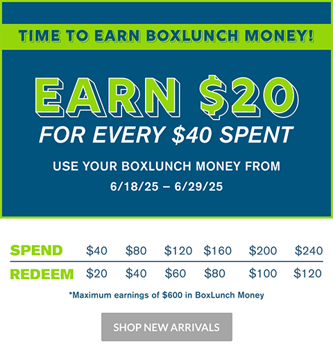 BoxLunch Money